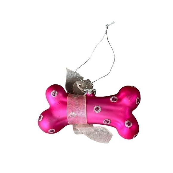 Katherine's Collection Glass Dog Bone Ornament
Fifi Poodle in Paris Hot Pink - Picture 2 of 2